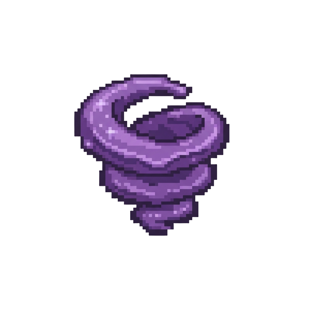 A Swirl of Gooey Purple Magic