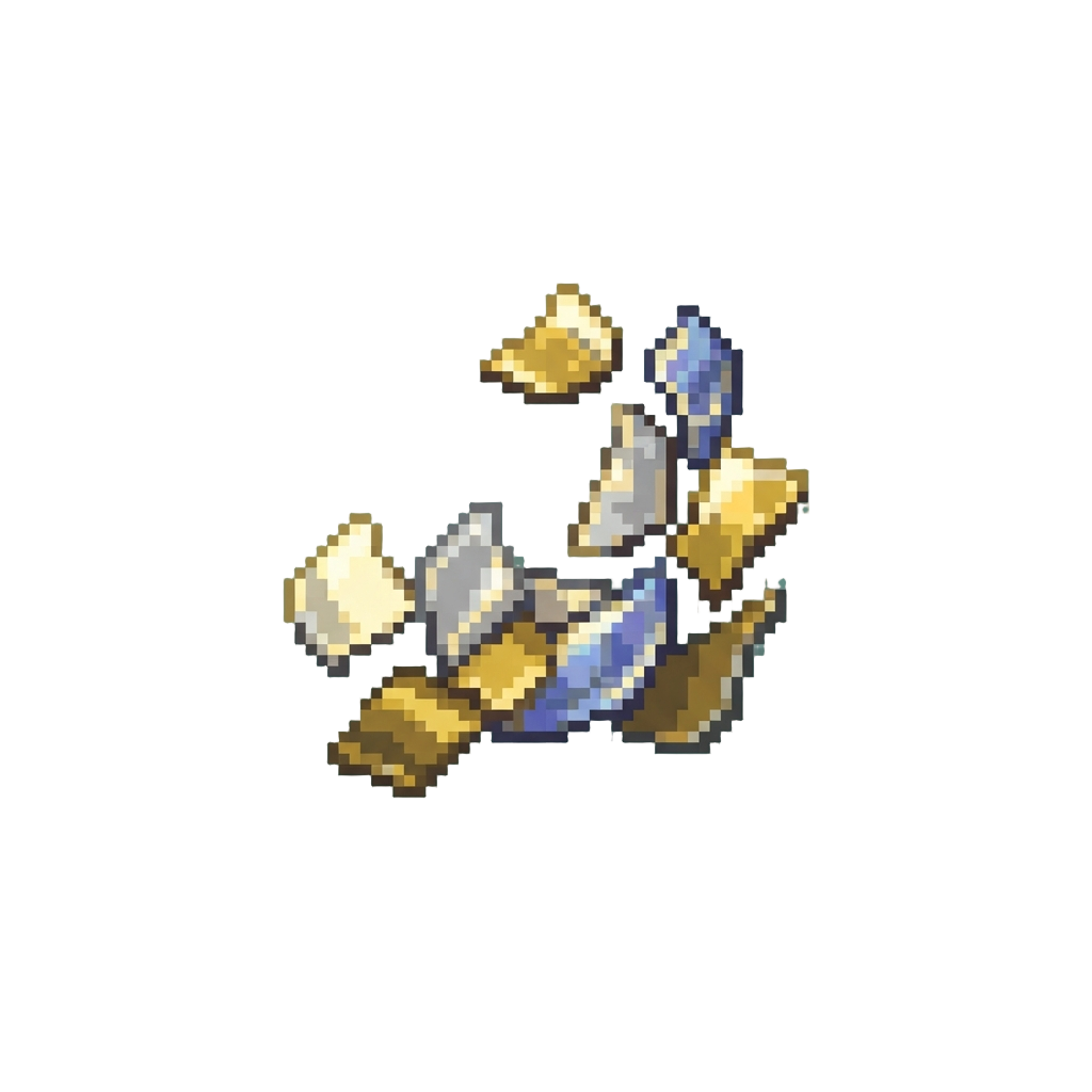 A Gentle Breeze of Shiny Foil Scraps