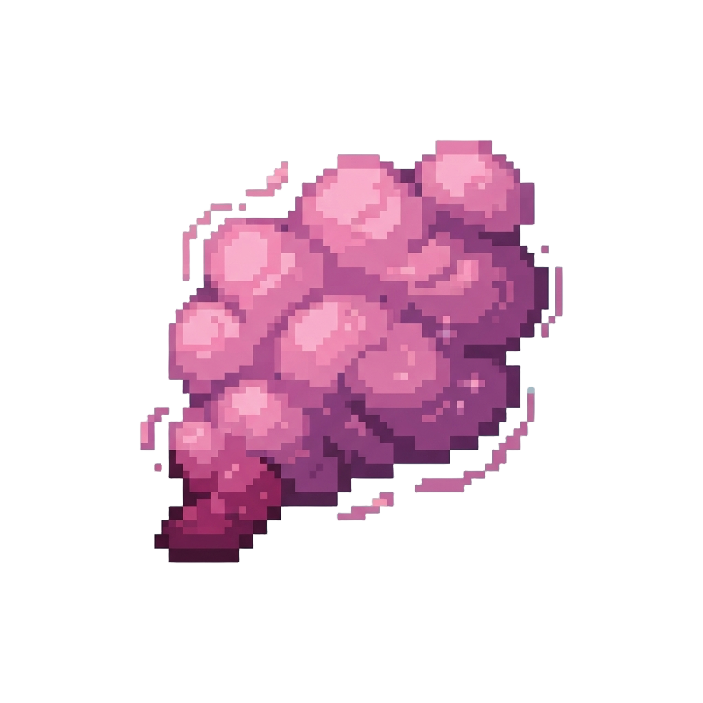 A Cloud of Sweet Pink Smoke