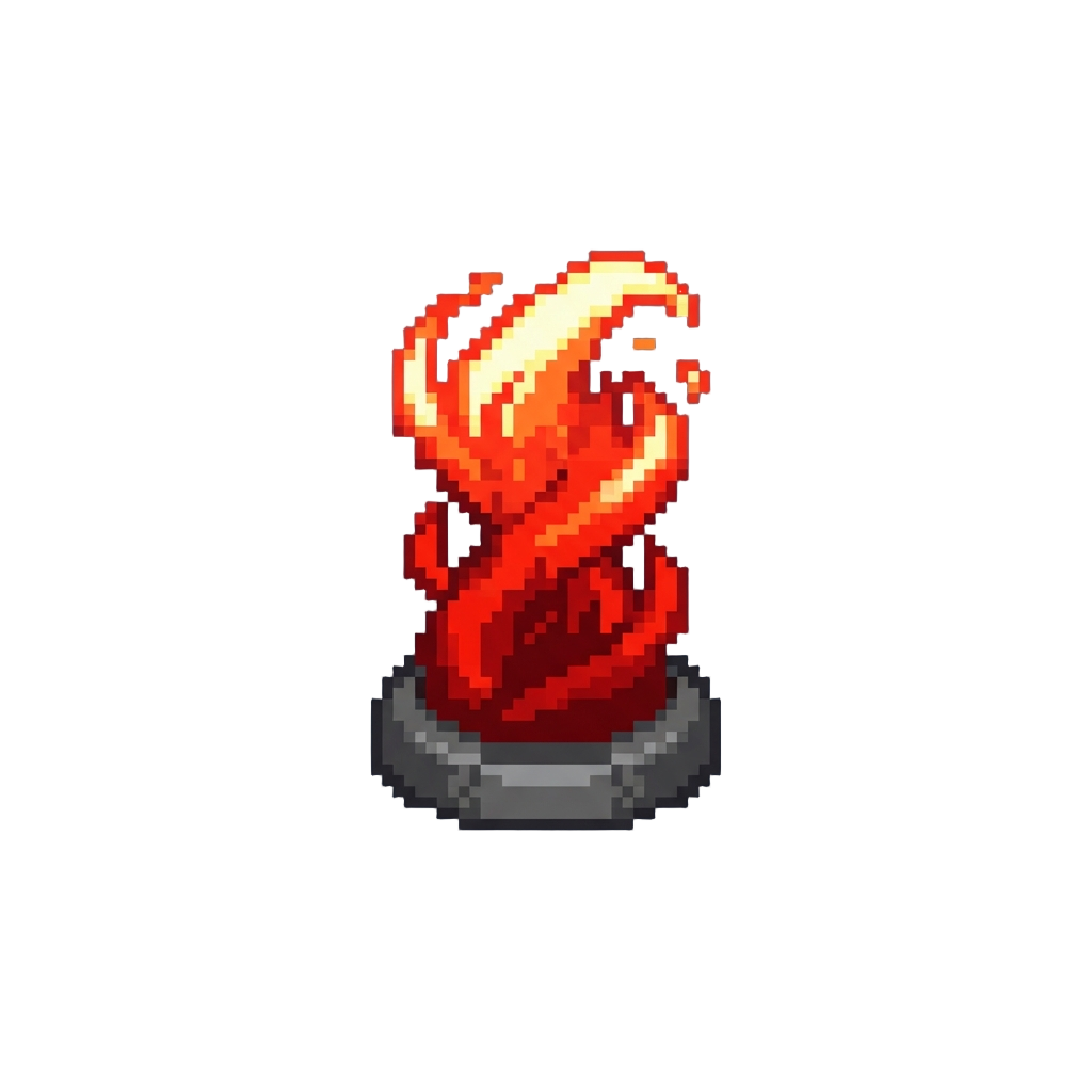 A Surging Pillar of Crimson Plasma