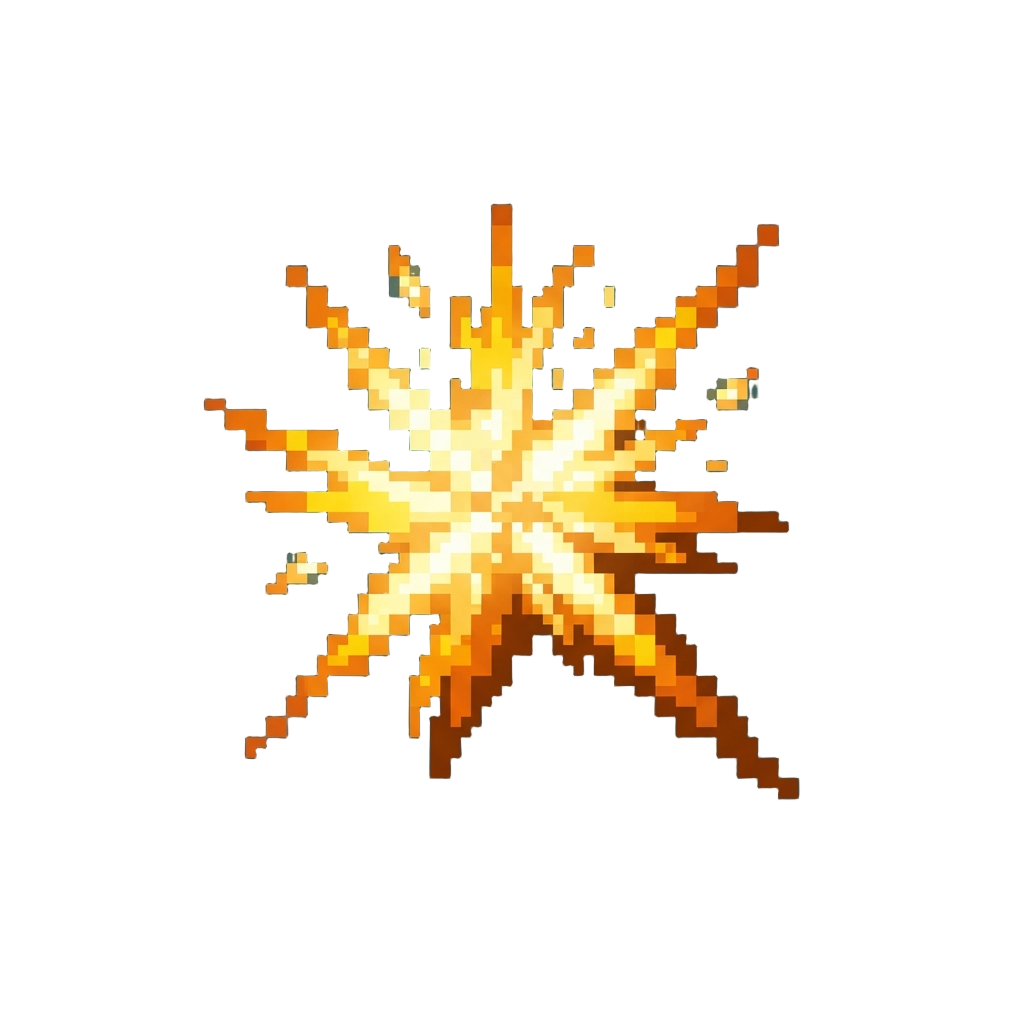 A Burst of Tiny Glowing Sparks