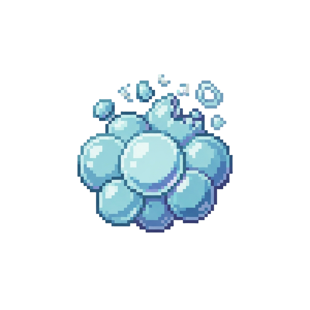 A Cluster of Tiny Popping Bubbles