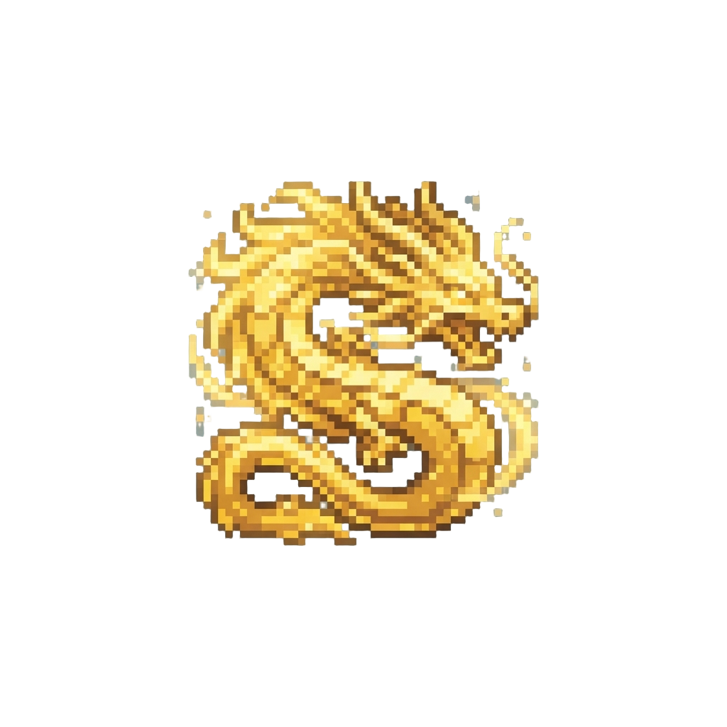 A Golden Legendary Dragon Aura