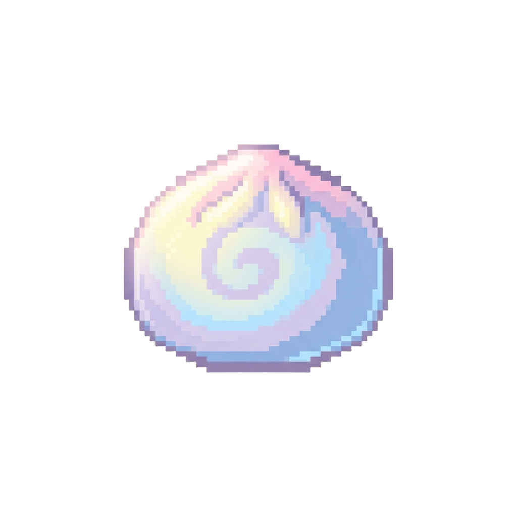 Shimmering Pastel Spirit Bun
