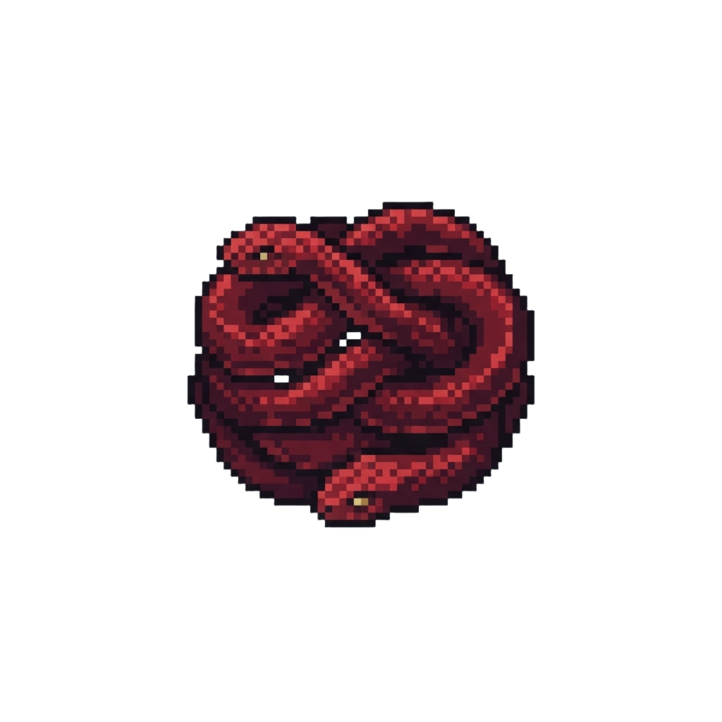 Crimson Writhing Serpent Locks