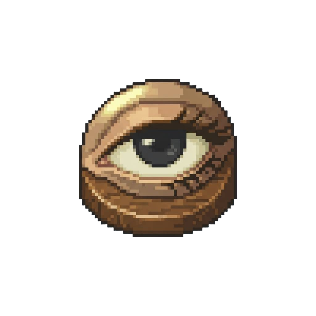 A Deadpan Unblinking Stare Asking If You Really Think You Are the One in Control Here