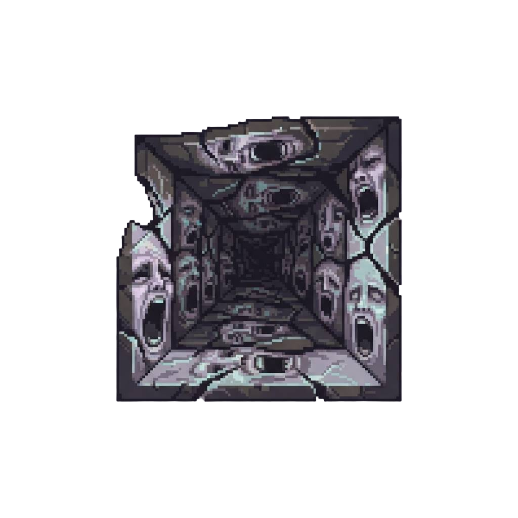 An Endless Hallway of Warping Screaming Faces Fracturing Through Dimensions