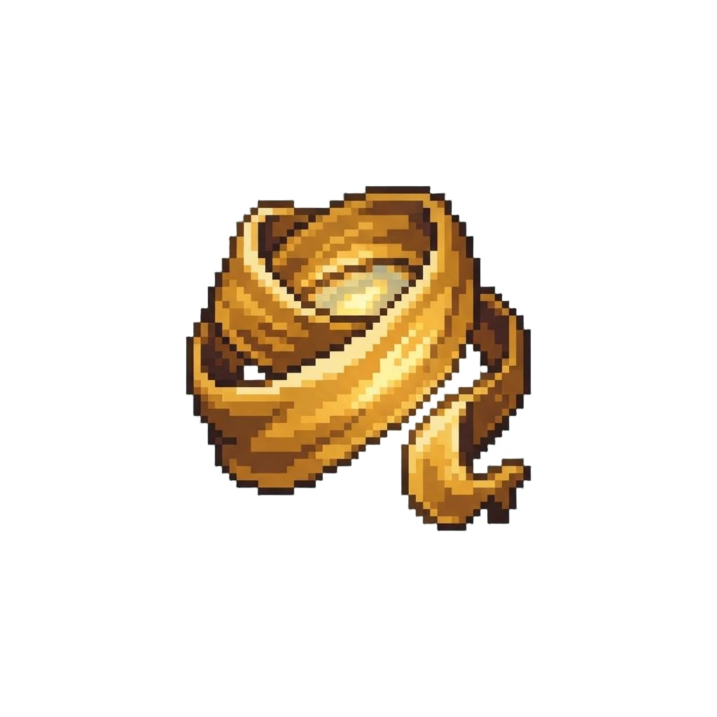Floating Velvet Ribbons of Pure Golden Radiant Energy