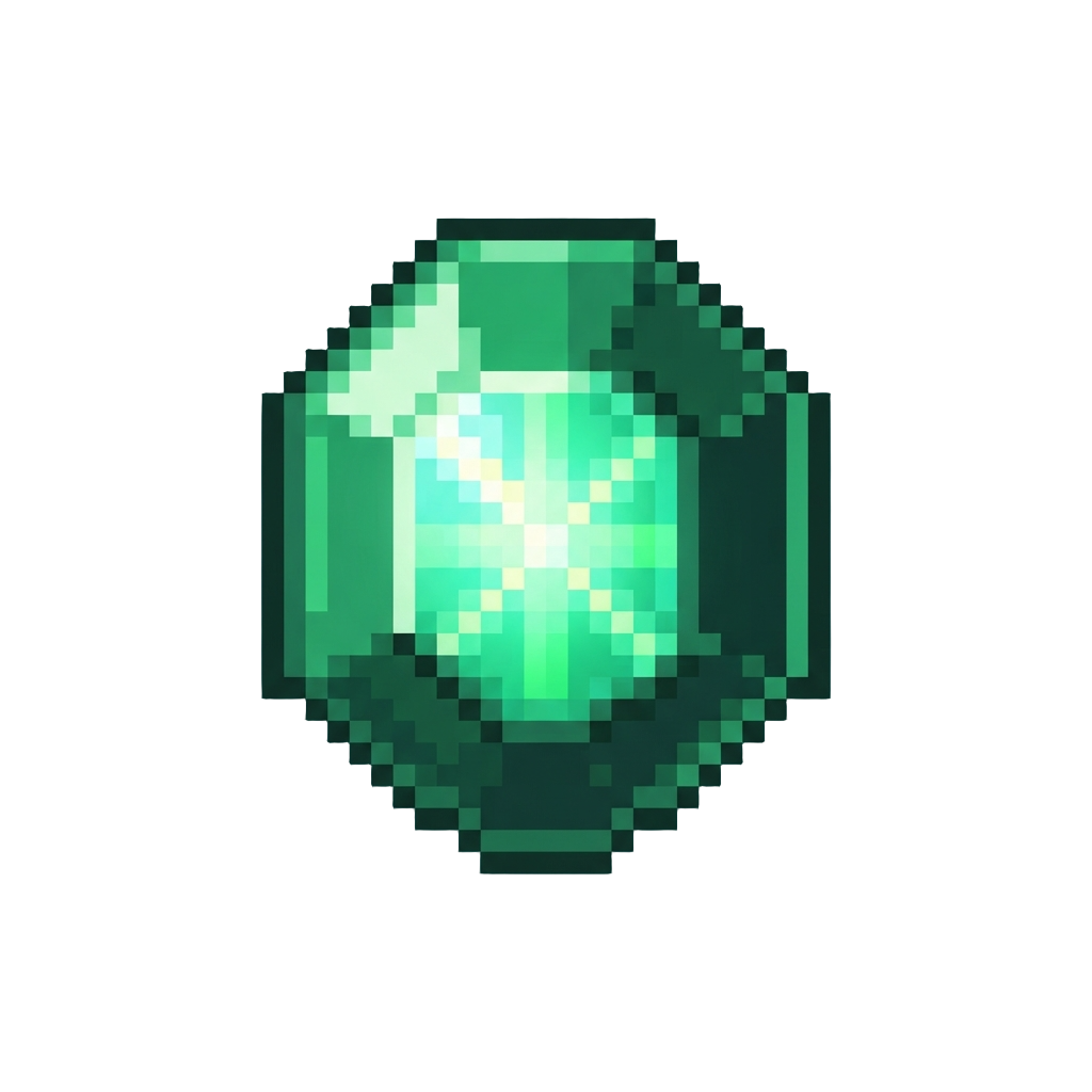 A Hyper-glowing Emerald