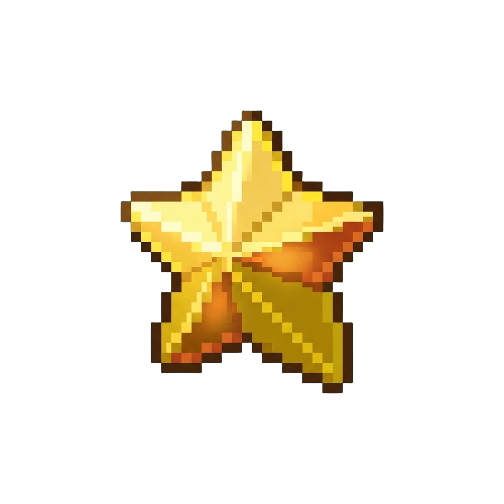 A Glowing Miniature Star