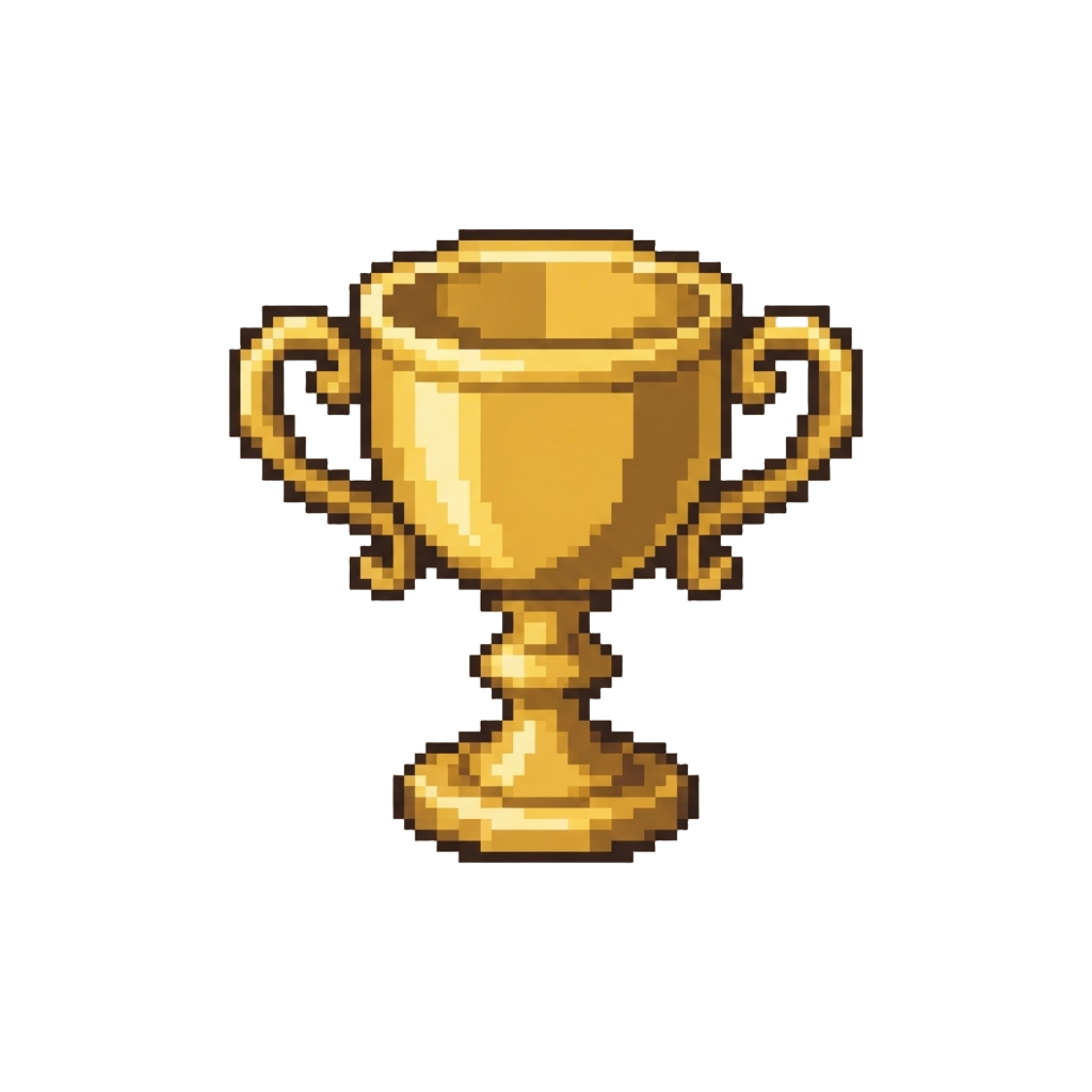 A Shiny Golden Cup Trophy
