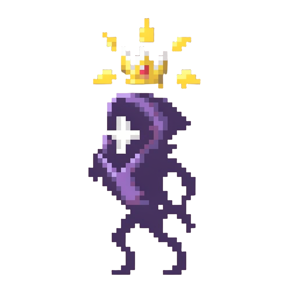 A Radiant Spectral Phantom King with a Floating Crown
