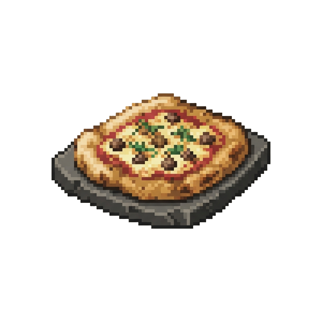 Accidental Invention of Pizza in a Caveman Camp