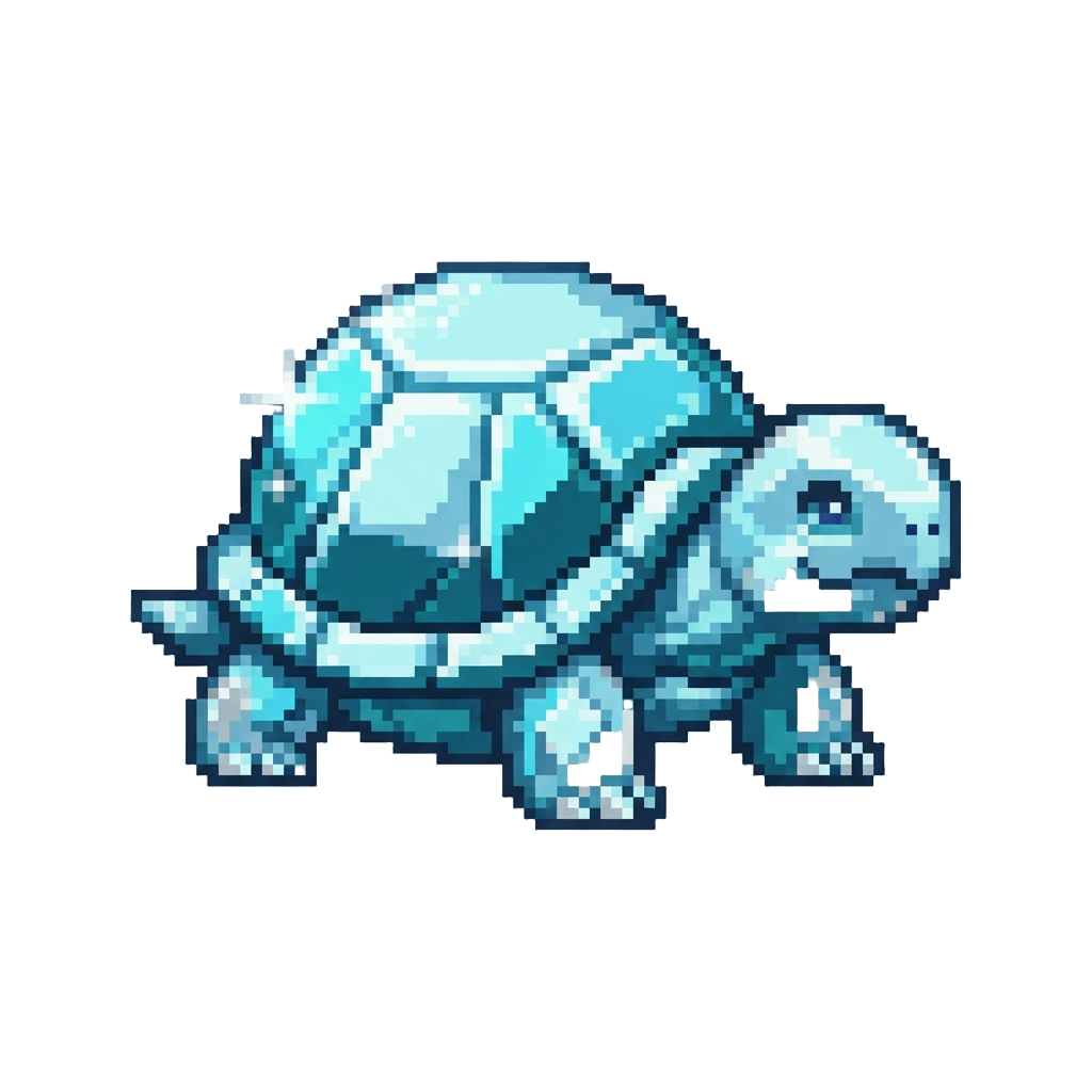 A Sparkling Diamond Turtle
