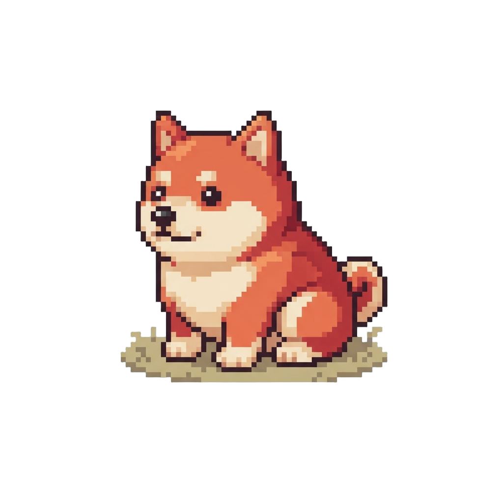A Soft Round Shiba Inu Puppy