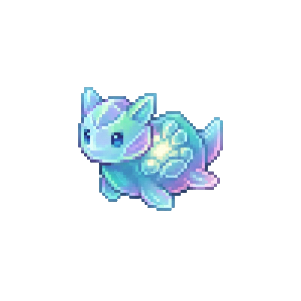 A Floating Aurora Jelly-pup