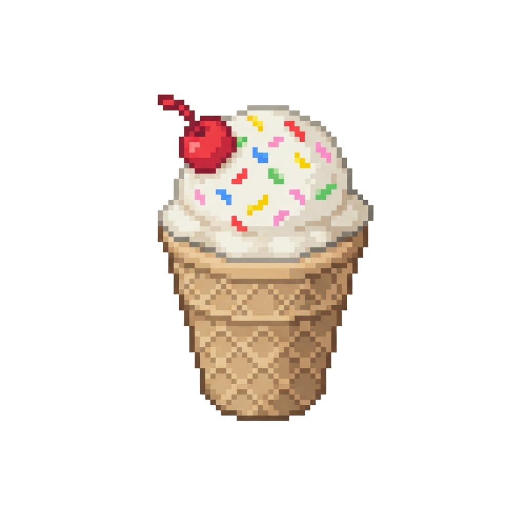 A Mini Waffle Cone Hat