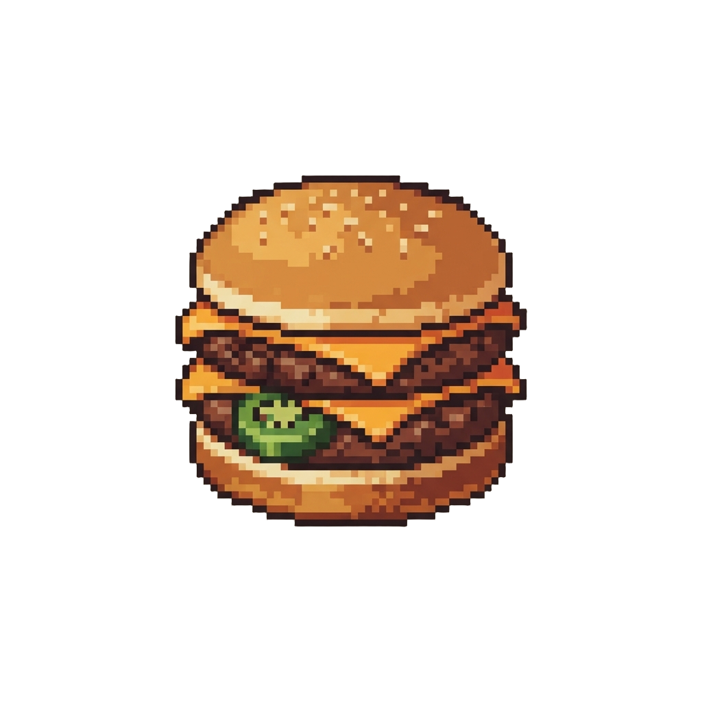 A Spicy Jalapeño Double Cheeseburger