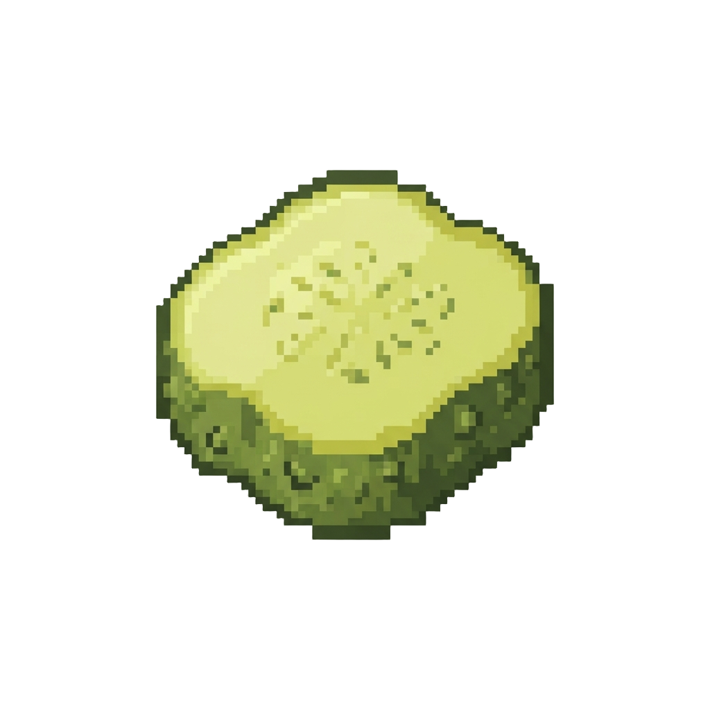 A Single Solitary Pickle Slice