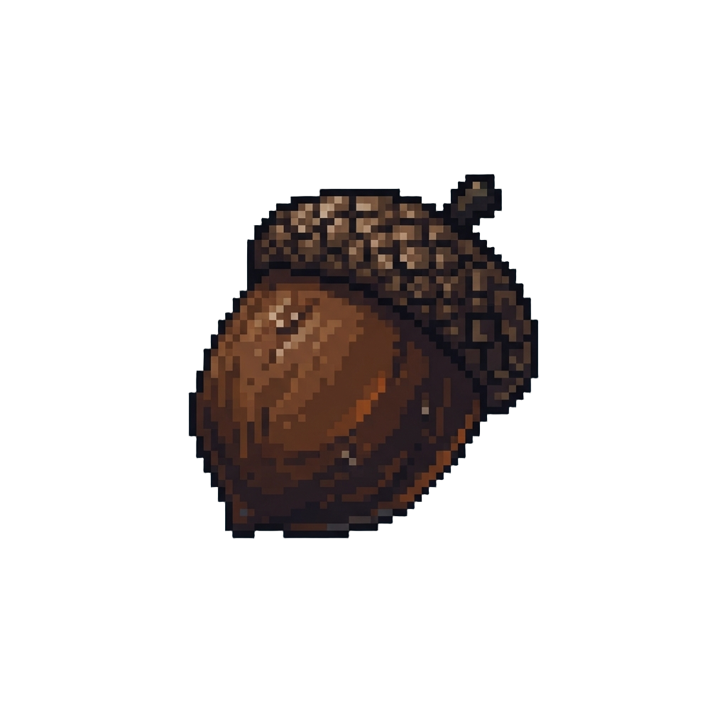 A Giant Soggy Autumn Acorn