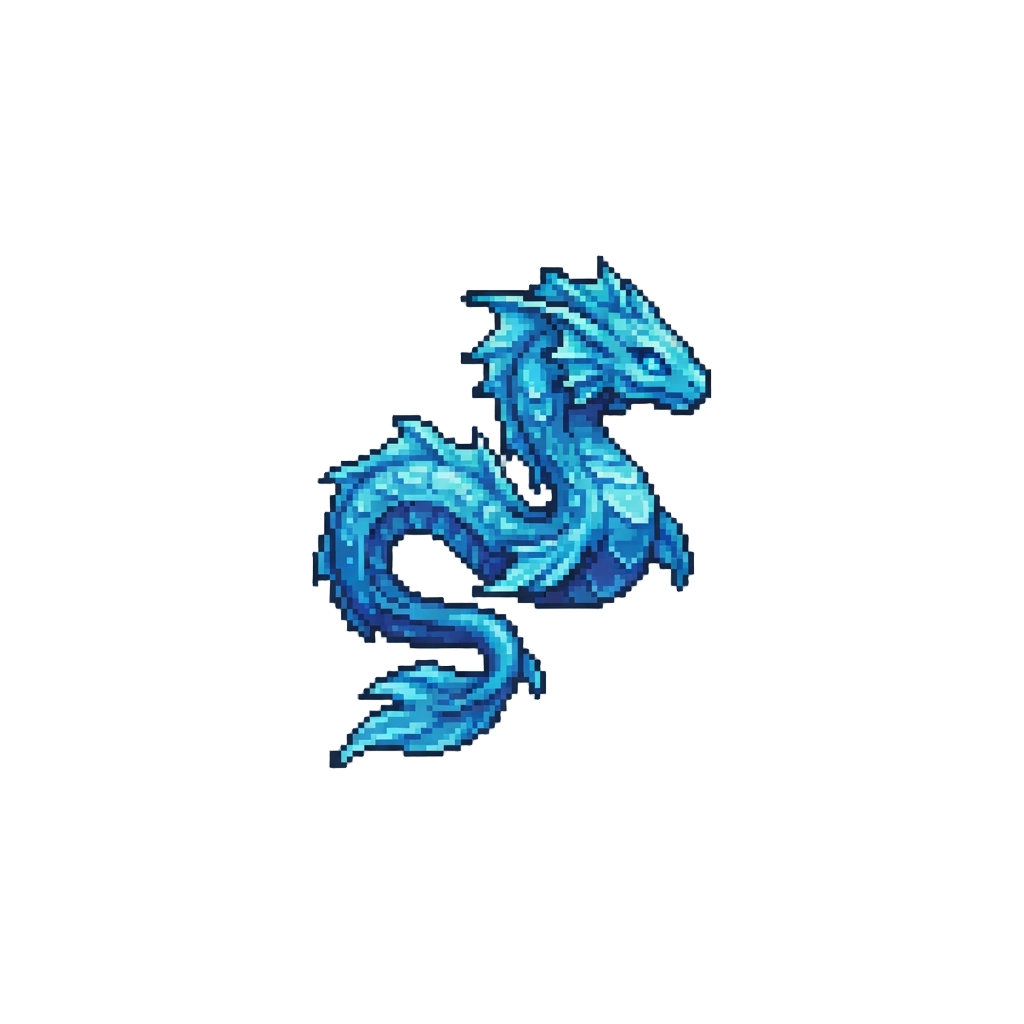A Shimmering Leviathan of Water