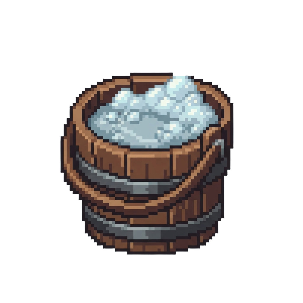 Soapy Bucket Water