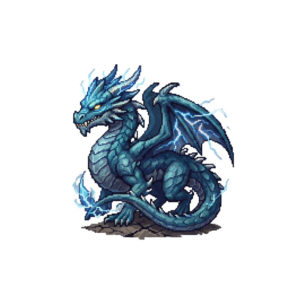 A Thunderous Storm Dragon
