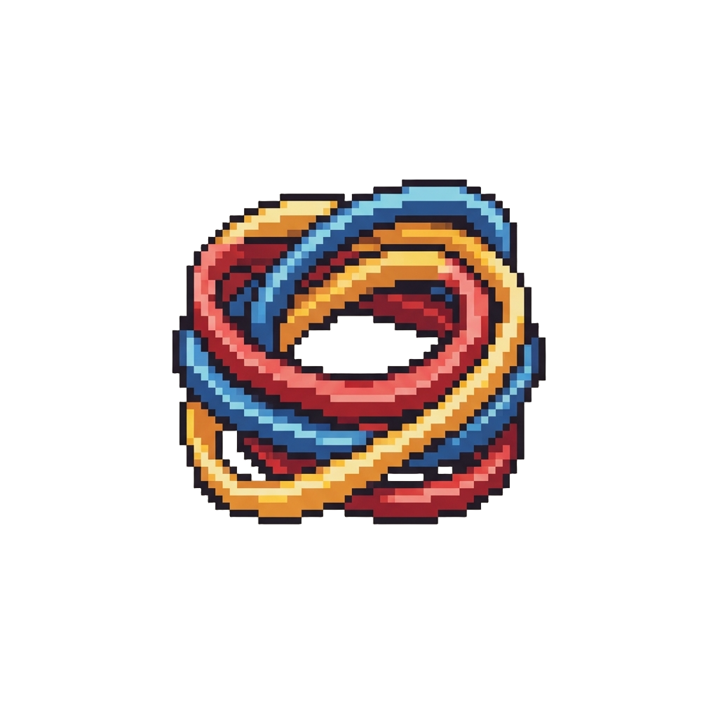 A Classic Rubber Band Stack Toss