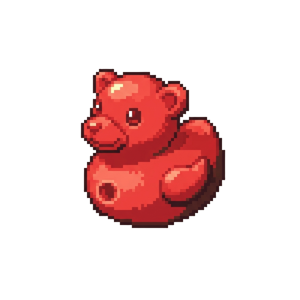 A Basic Rubber Squeak Toy