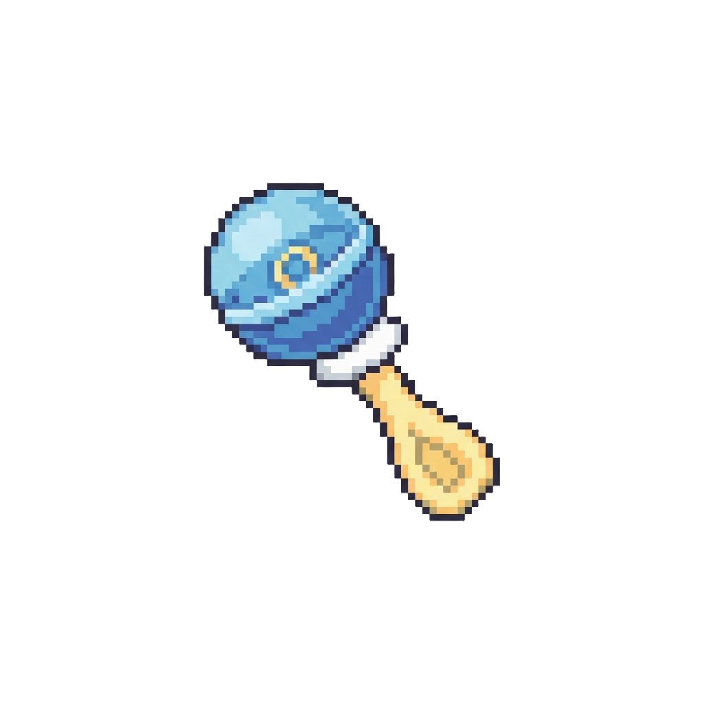 A Simple Plastic Baby Rattle