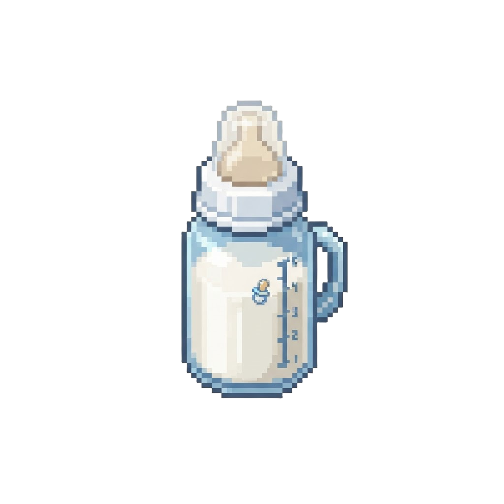 A Basic Tiny Baby Milk Bottle