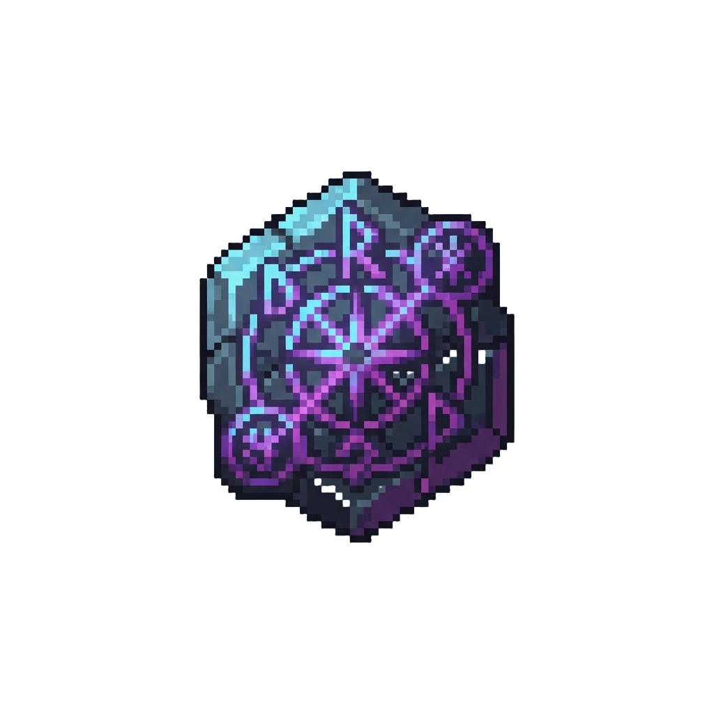 A Pulsing Eldritch Rune Constellation