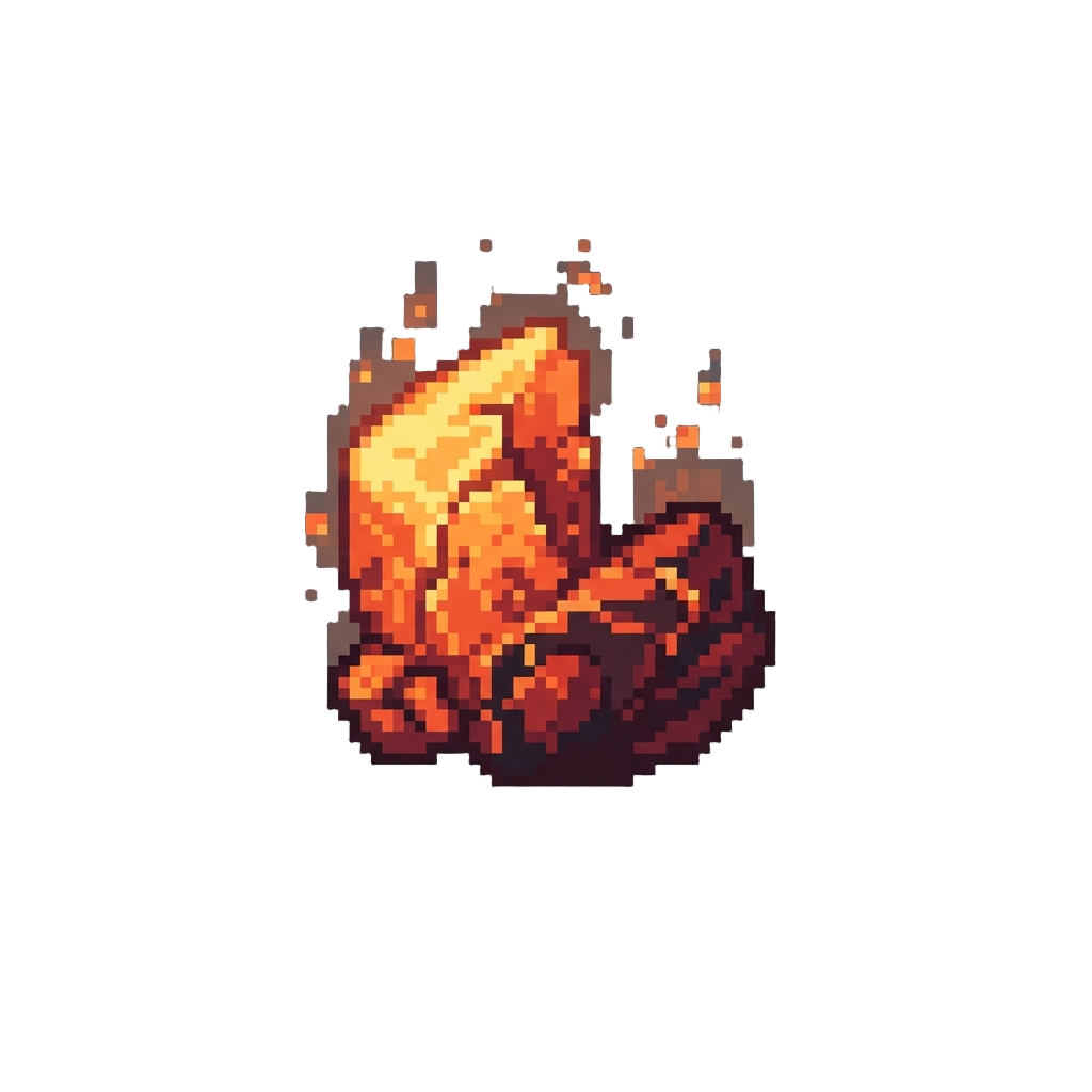 A Shimmering Smoldering Cinder Discharge