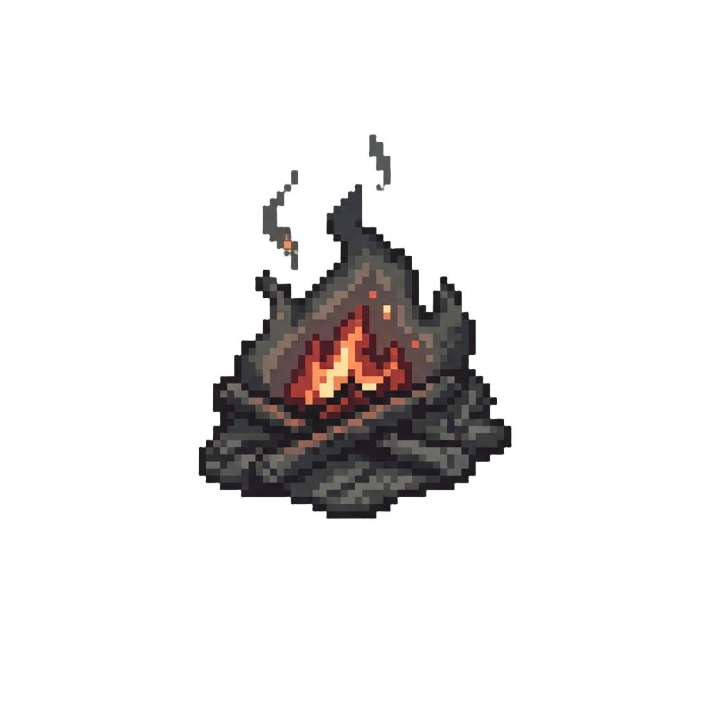 A Faint Dying Ember Wisp