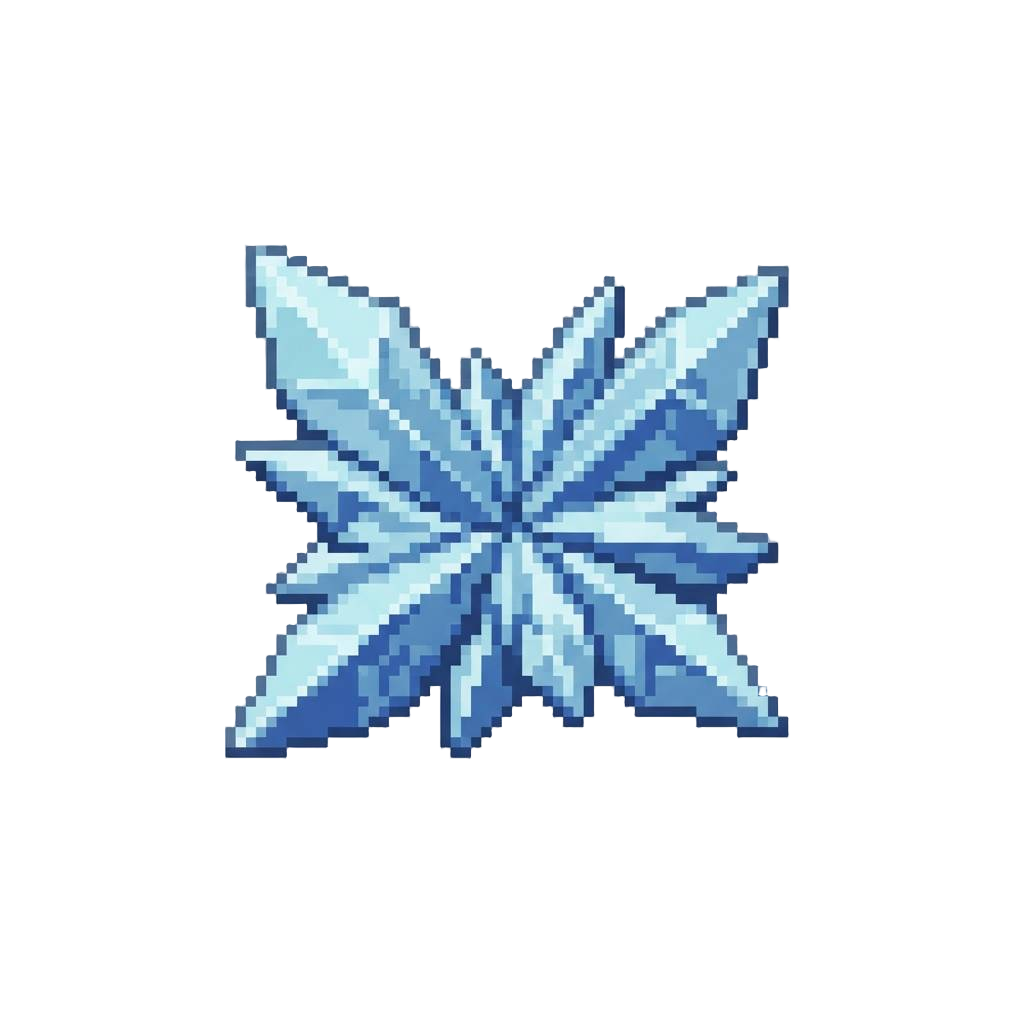A Sprawling Crystalline Frost Fracture
