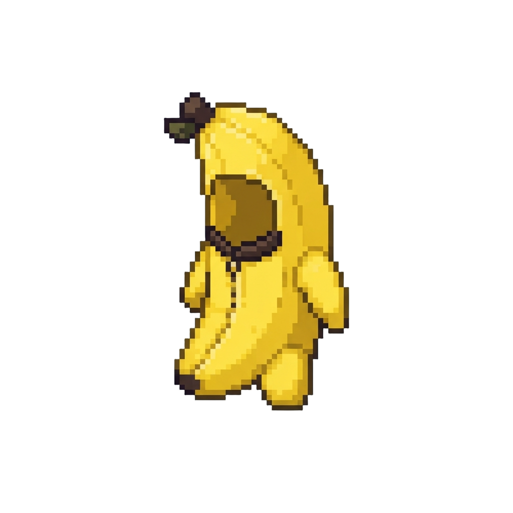 A Bright Yellow Banana Suit