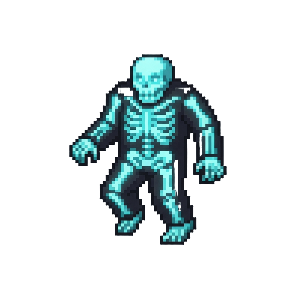 A Glowing Skeleton Jumpsuit