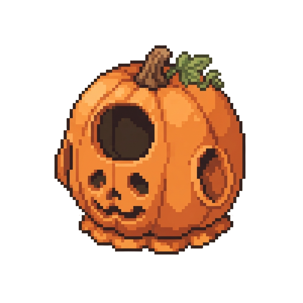 A Round Plump Orange Pumpkin Suit