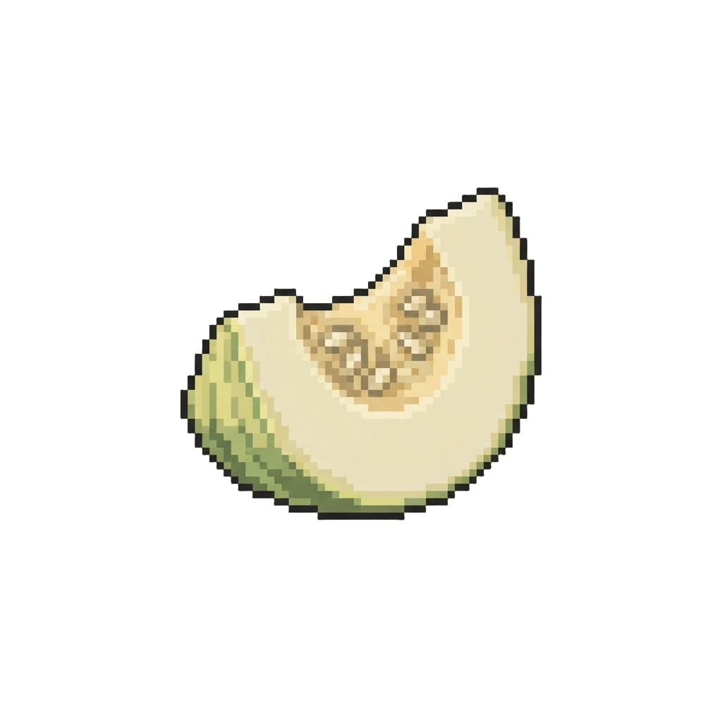Bland White Pumpkin Slice