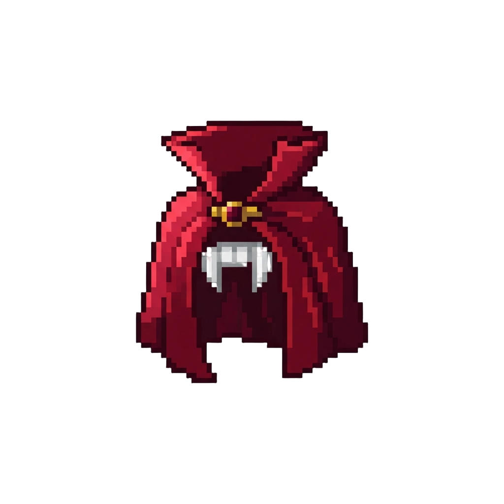 A Spooky Vampire Cape and Fangs