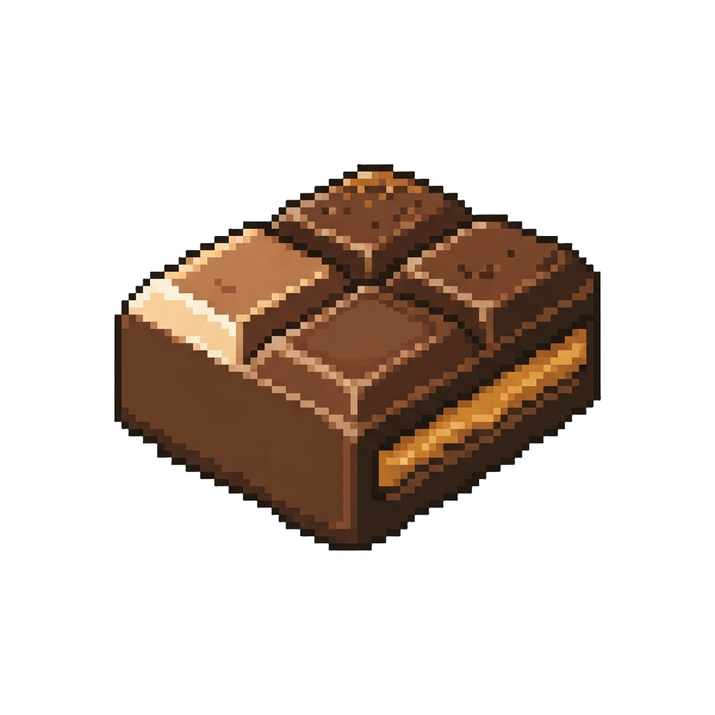 A Mega Jumbo-sized Caramel Chocolate Block