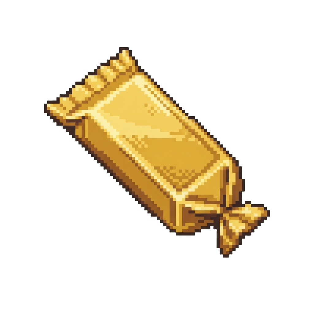 A Massive Golden Wrapper Chocolate Bar