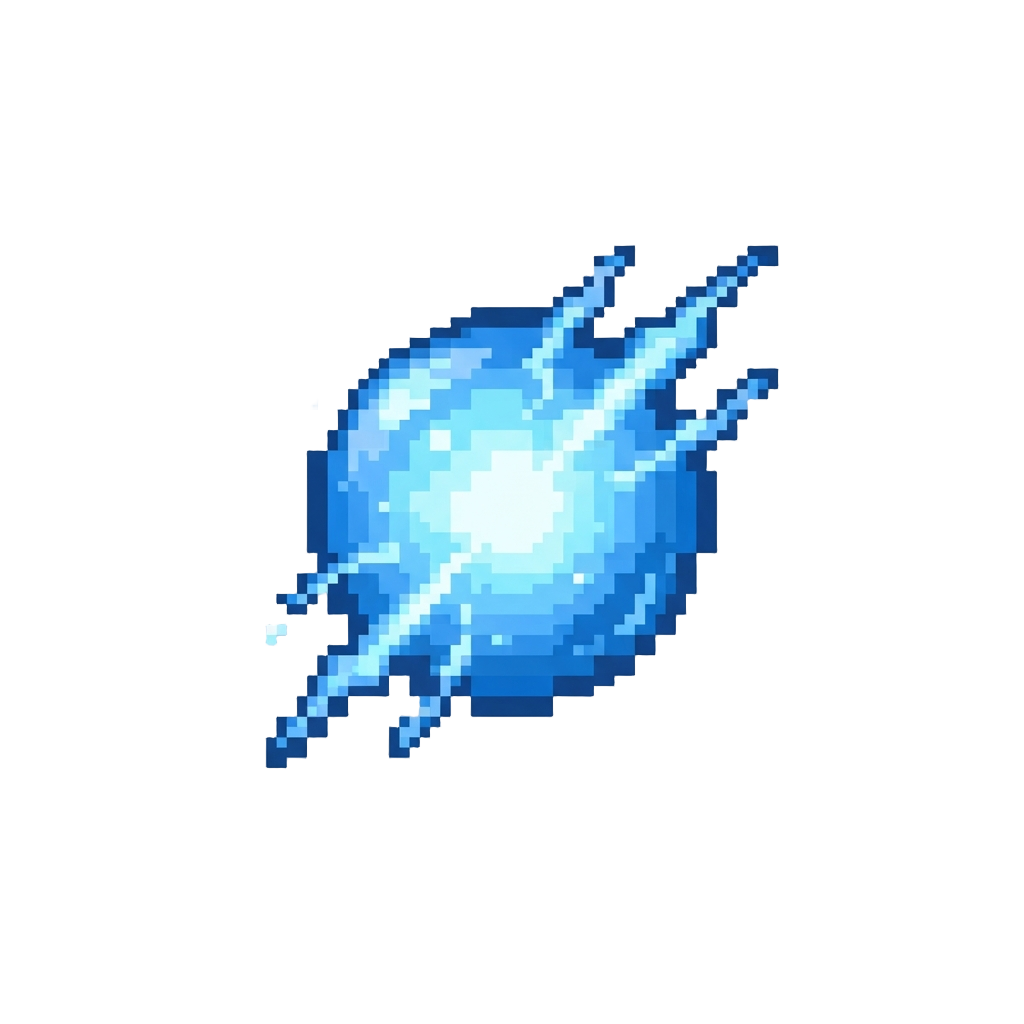 Blinding White Ion Discharge
