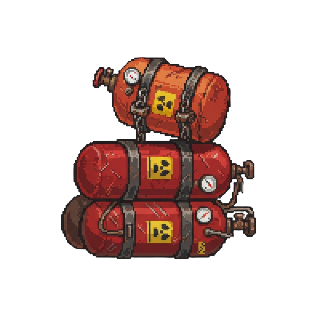 A Unstable Stack of High-explosive Gas Tanks