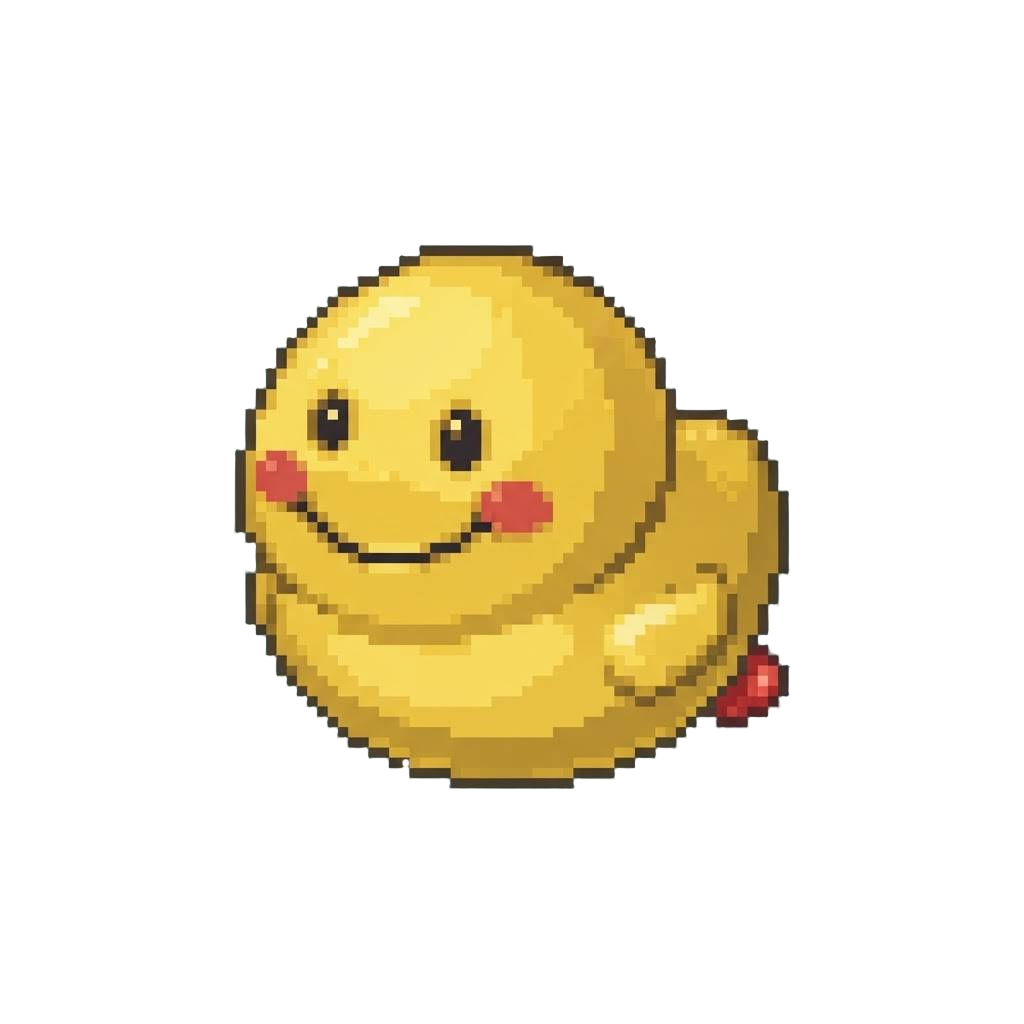 A Squeaking Rubber Smiler Toy