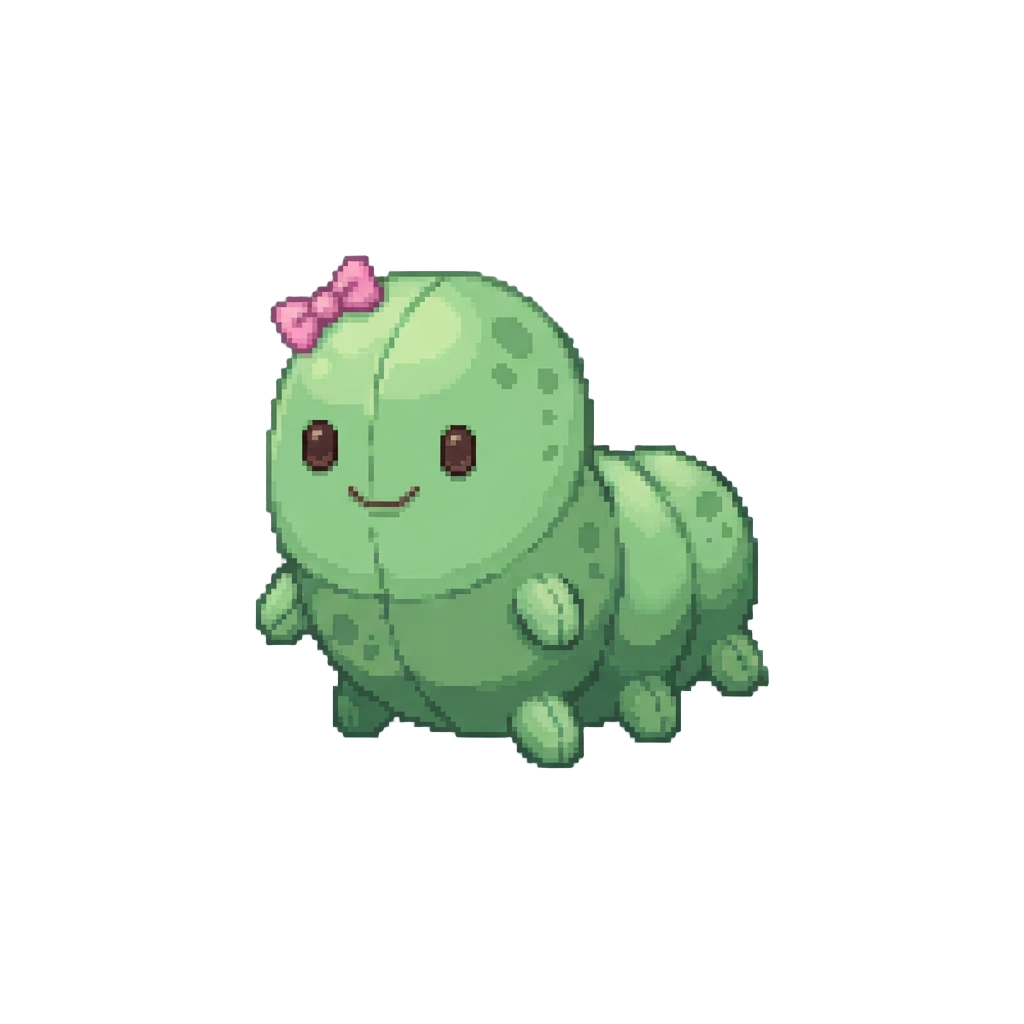A Tiny Cute Plushie of a Bacteria Creature