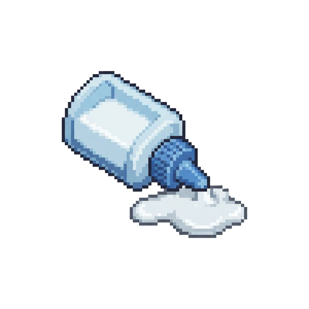 A Spilled Bottle of Craft Glue