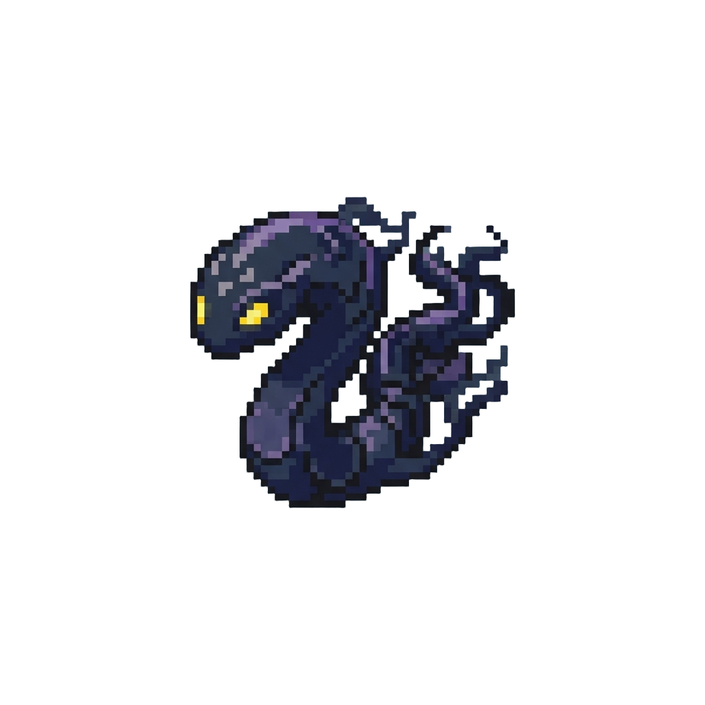A Slithering Dark Shadow Creature