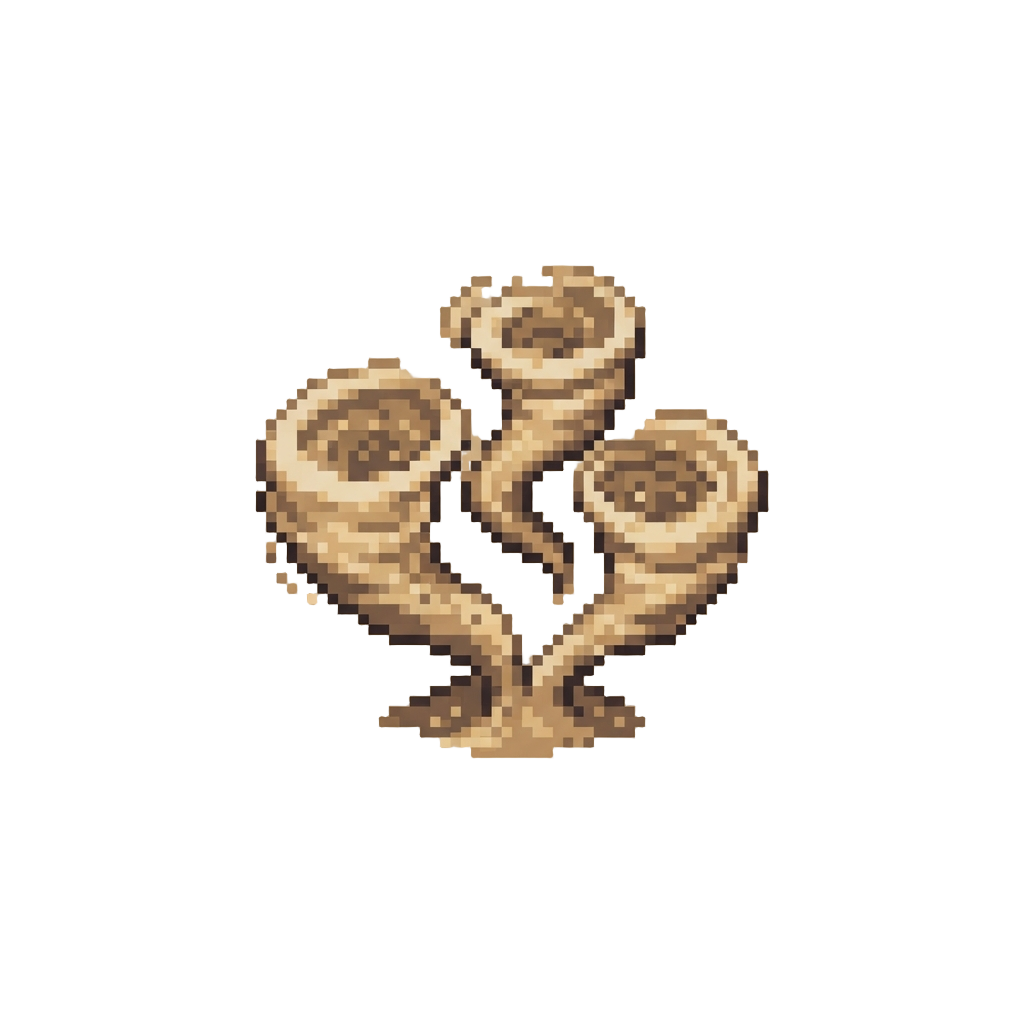 Three Dancing Dust Devils
