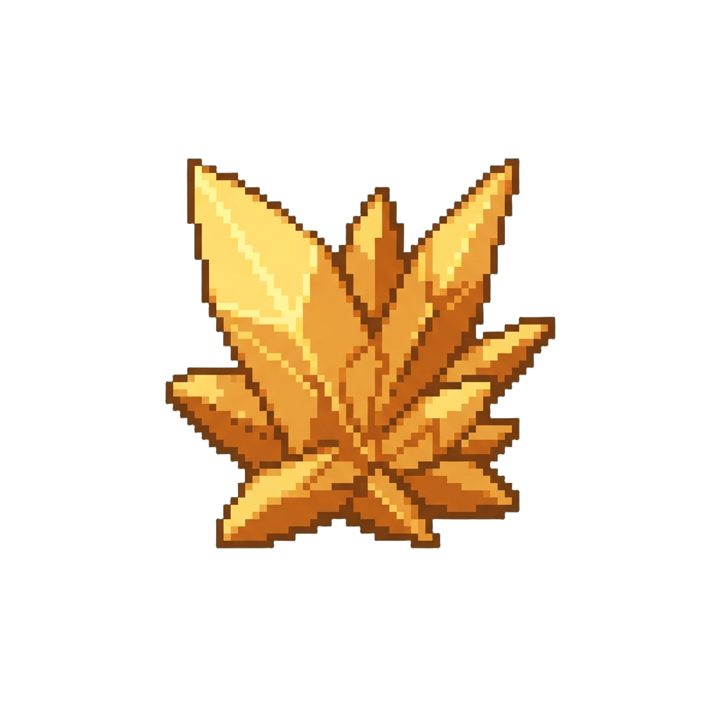 A Jagged Amber Spark Blast
